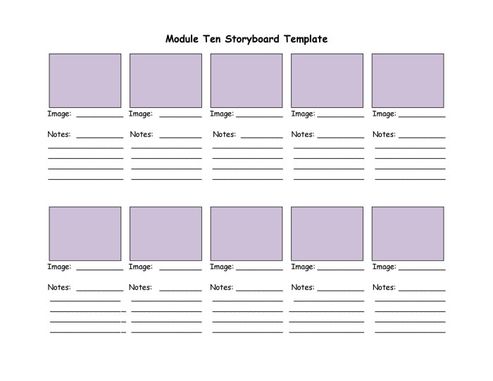 Storyboard template templates panel vertical section dialogues sidenotes dedicated actions noting taking help also there