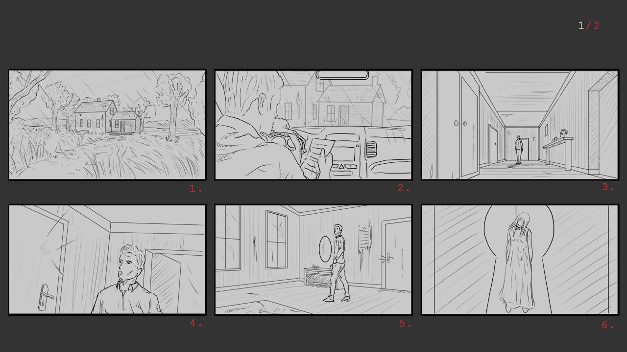 Storyboarding reveal