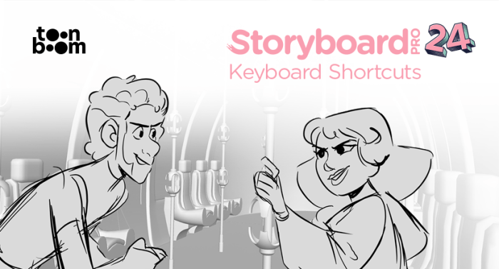 Shortcuts keyboard storyboard