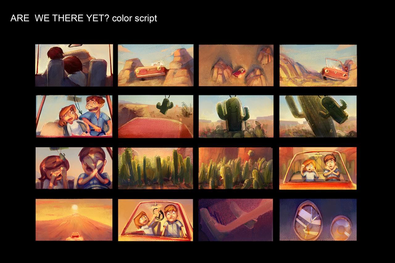 10 Tips for Storyboarding with Limited Color Palettes